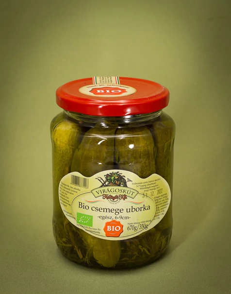 Bio csemege uborka - hasított 670g