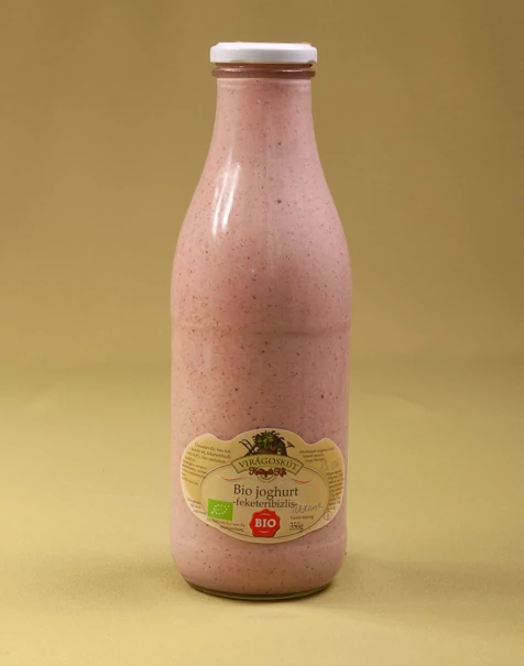 Bio joghurt 1000ml -feketeribizlis- Bio joghurt 1000ml -feketeribizlis-