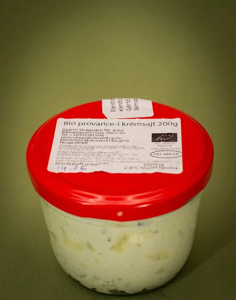 Bio krémsajt 200g -provance-i fokhagymás- Bio krémsajt 200g -provance-i fokhagymás-