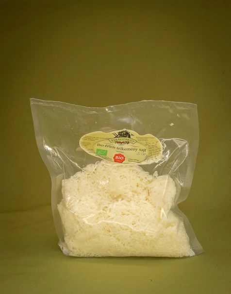 Bio érlelt félkemény sajt reszelve 300g Bio érlelt félkemény sajt reszelve 300g