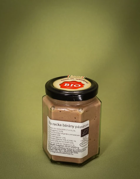 Bio racka pástétom -zöldfűszeres- 150g