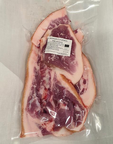 Bio mangalica malachús, szeletelve
