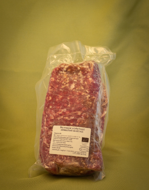 Bio borjú előkészített darált hús, 5kg felett