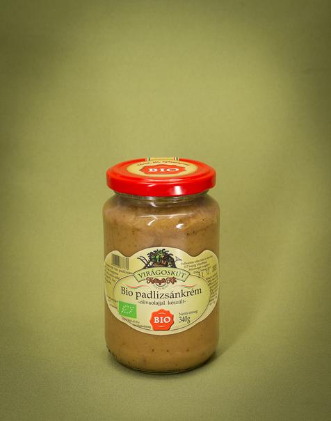 Bio padlizsánkrém 340g -olivaolajjal készült-