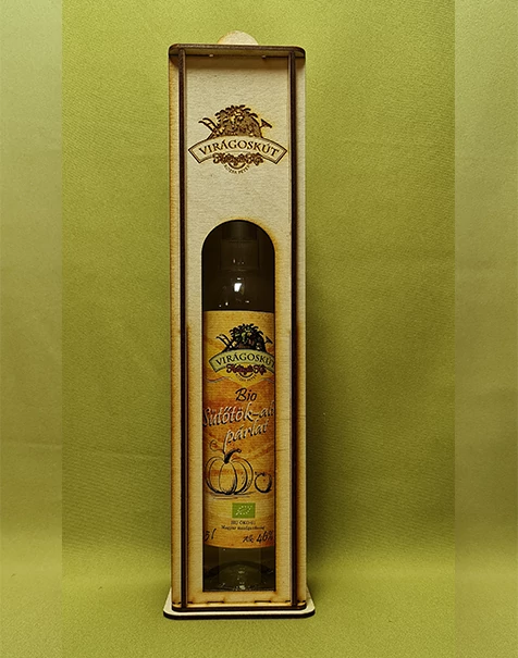Bio sütőtök-alma párlat 500ml 46%, díszdobozban