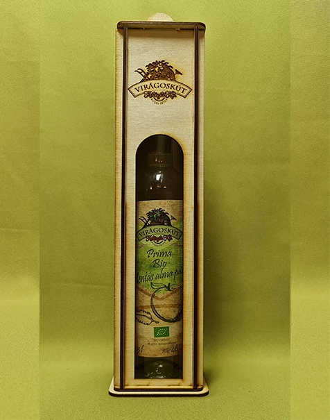 Bio mentás alma párlat -Prima- 500ml 46%, díszdobozban