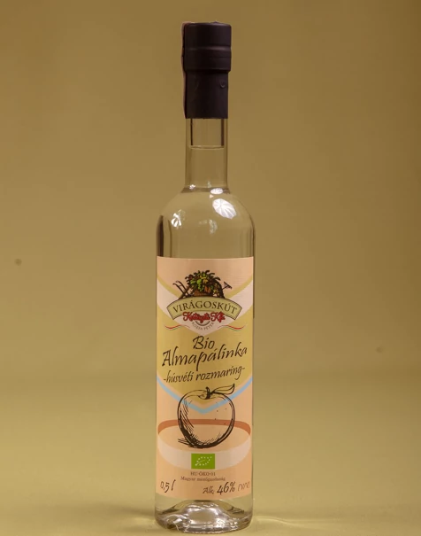 Bio almapálinka -húsvéti rozmaring- 500ml 46%