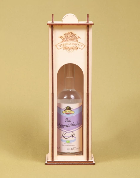 Bio szilvapálinka 100ml 46%, díszdobozban