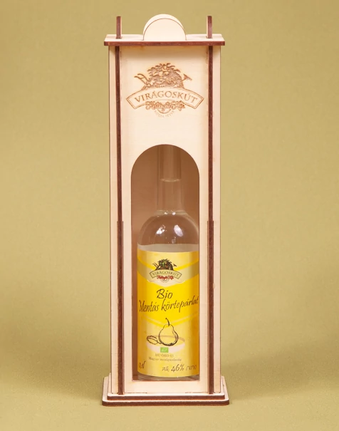 Bio mentás körte párlat 100ml 46%, díszdobozban