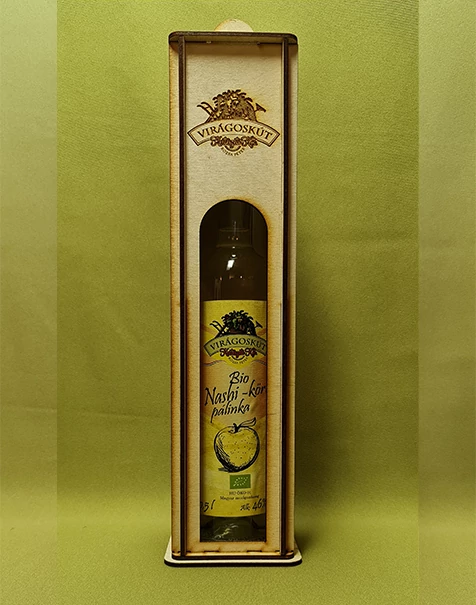Bio nashi-körte pálinka 500ml 46%, díszdobozban